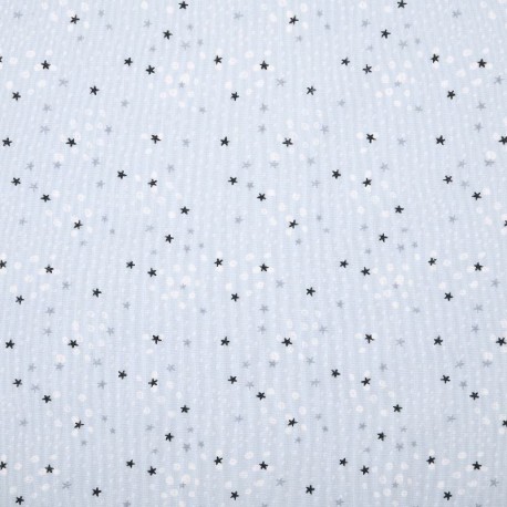 Tissu Cretonne Imprimée Starou Ciel 