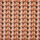 Tissu Cretonne Imprimée Soan Orange 