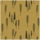 Tissu Cretonne Imprimée Plumosaure Curry 