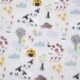 Tissu Cretonne Farmer Perle