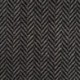 Tissu Laineux Chevron Ecru Noir