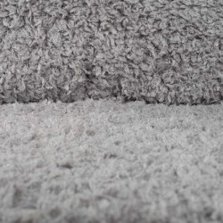 Tissu Mouton Brillant Frisé Perle