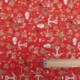 Tissu Coton Noël Imprimé Rouge 
