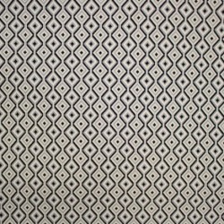 Tissu Jersey Géometrique Gris Noir 