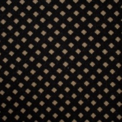 Tissu Tricot Losange Noir