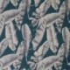 Tissu Jacquard Bahia Bleu Paon