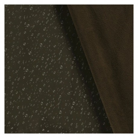 Tissu Soft Shell Bulle Molleton Kaki 
