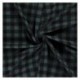 Tissu Jacquard Laineux Carreaux Vert 