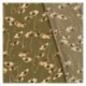 Tissu Crepe Vert Imprime Feuillage