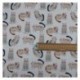 Tissu Popeline Digitale Funny Pet Imprime Blanc