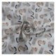 Tissu Popeline Digitale Funny Pet Imprime Blanc