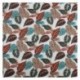 Tissu Popeline Digitale Congo Hojas Imprime Blanc