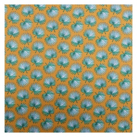 Tissu Quito Imprime Jaune