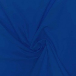 Tissu Popeline Uni Bleu Royal 
