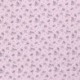 Tissu Popeline Imprimé Fleurettes Rose 