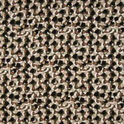 Tissu Viscose Twill Imprimé Point Mix Kaki 