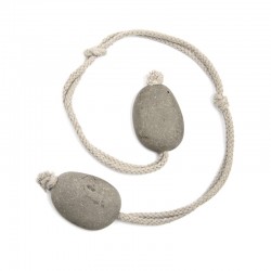 Magnet galet cordon naturel