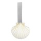 Magnet coquillage résine blanc