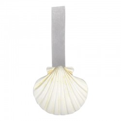 Magnet coquillage résine blanc