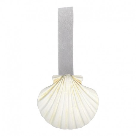Magnet coquillage résine blanc