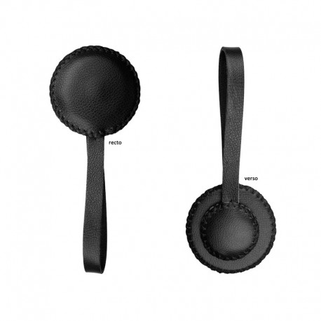 Magnet rond cuir