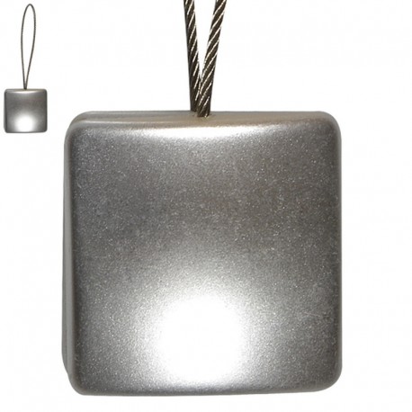 Magnet carre câble acier