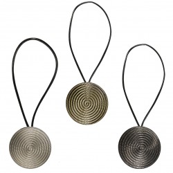 Magnet spirale metal-cuir