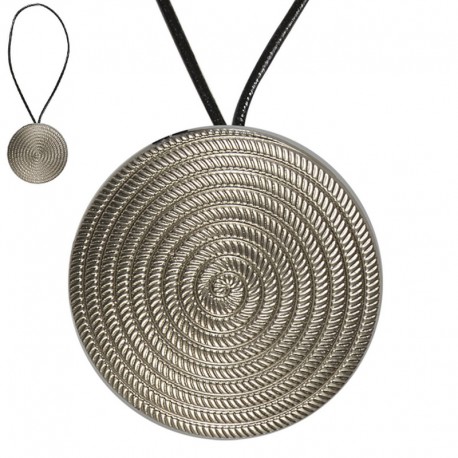 Magnet spirale metal-cuir