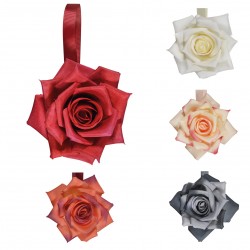 Magnet rose textile