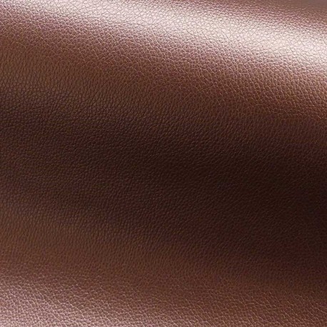 Tissu Simili Karla Star Marron Glacé