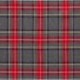 Tissu Tartan Ecossais Gris Moyen 