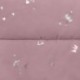 Tissu Matelassé Rose Foil 
