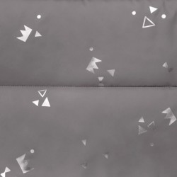 Tissu Matelassé Gris Foil