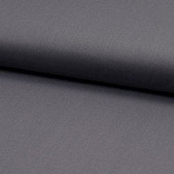 Tissu Coton Voile Toucher Soie Gris Foncé