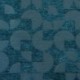 Tissu Jacquard Chenille Bold Bleu Paon