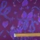 Tissu Tombé Soie Imprimé Violet