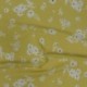 Tissu Crepe Imprimé Jaune 