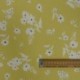 Tissu Crepe Imprimé Jaune 