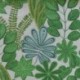 Tissu Toile Arty Botanic Leaves Fond Lin