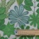 Tissu Toile Arty Botanic Leaves Fond Lin