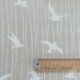 Tissu Toile Mouette Fond Lin 