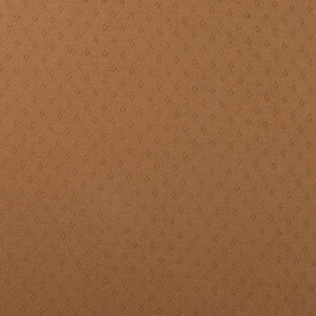 Tissu Jersey Ajouré Caramel 