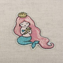 Ecusson sirene paillett - Sirène