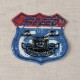 Ecusson vintage sport - Speed born to r