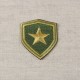 Ecusson blason armee - Etoile fond kak