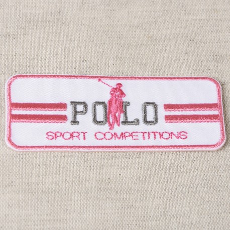Ecusson polo sport - Blanc