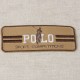Ecusson polo sport - Beige