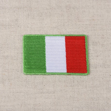 Ecusson drapeaux brodes - Italie