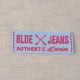 Ecusson blue jeans - Bleu