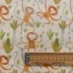 Tissu Enduit Imprimé Maera Savana Orange